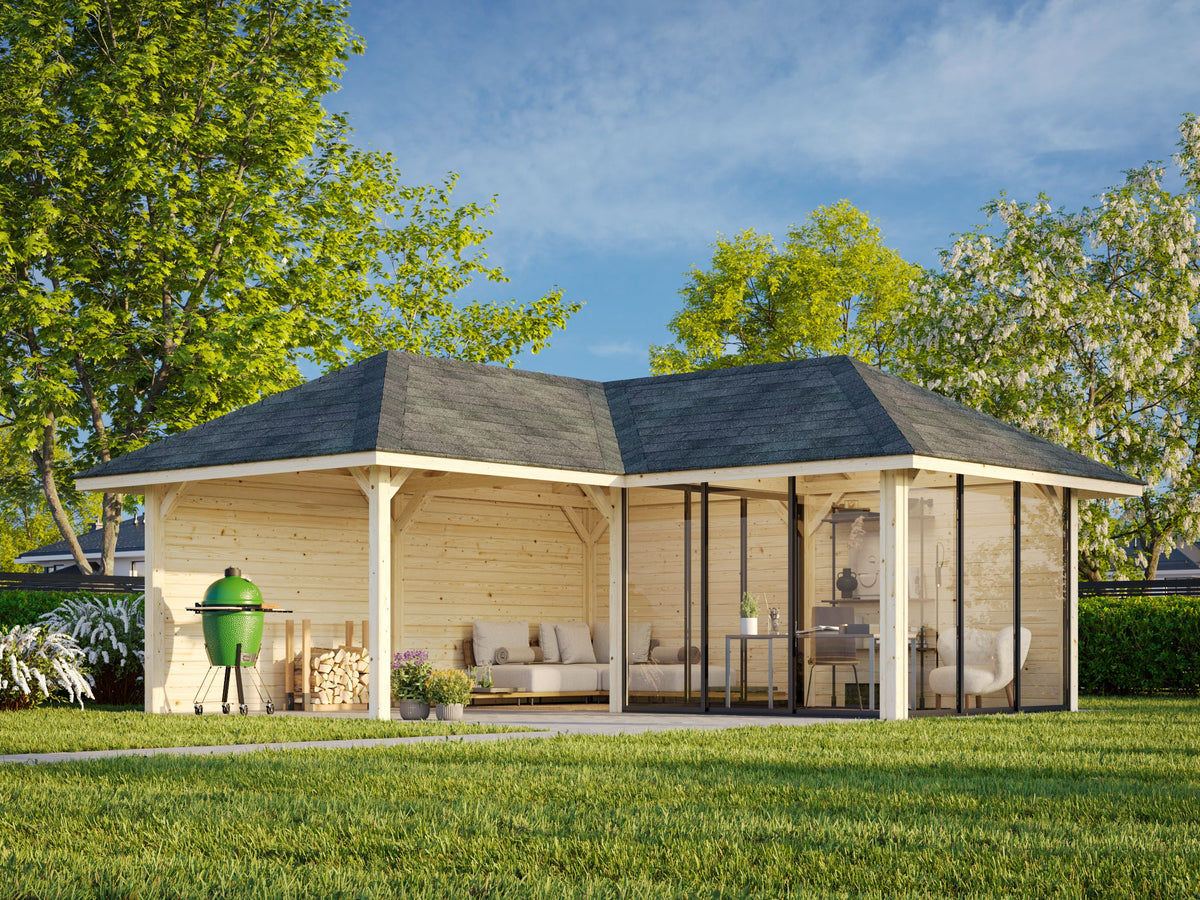 Glass Garden Room Bianca 24.9 m² Set 212 Slide