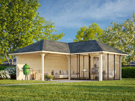Glass Garden Room Bianca 24.9 m² Set 212 Slide