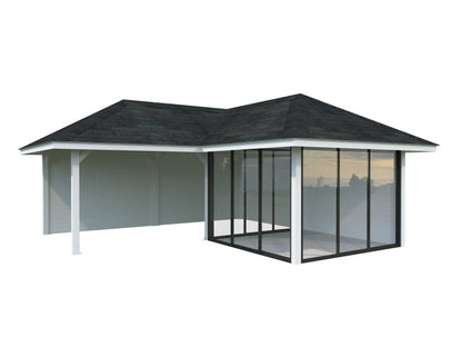 Glass Garden Room Bianca 24.9 m² Set 212 Slide