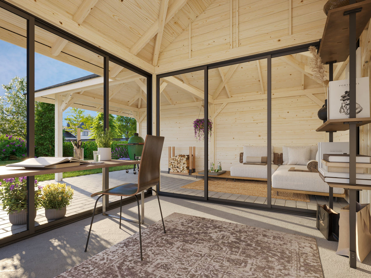Glass Garden Room Bianca 24.9 m² Set 212 Slide