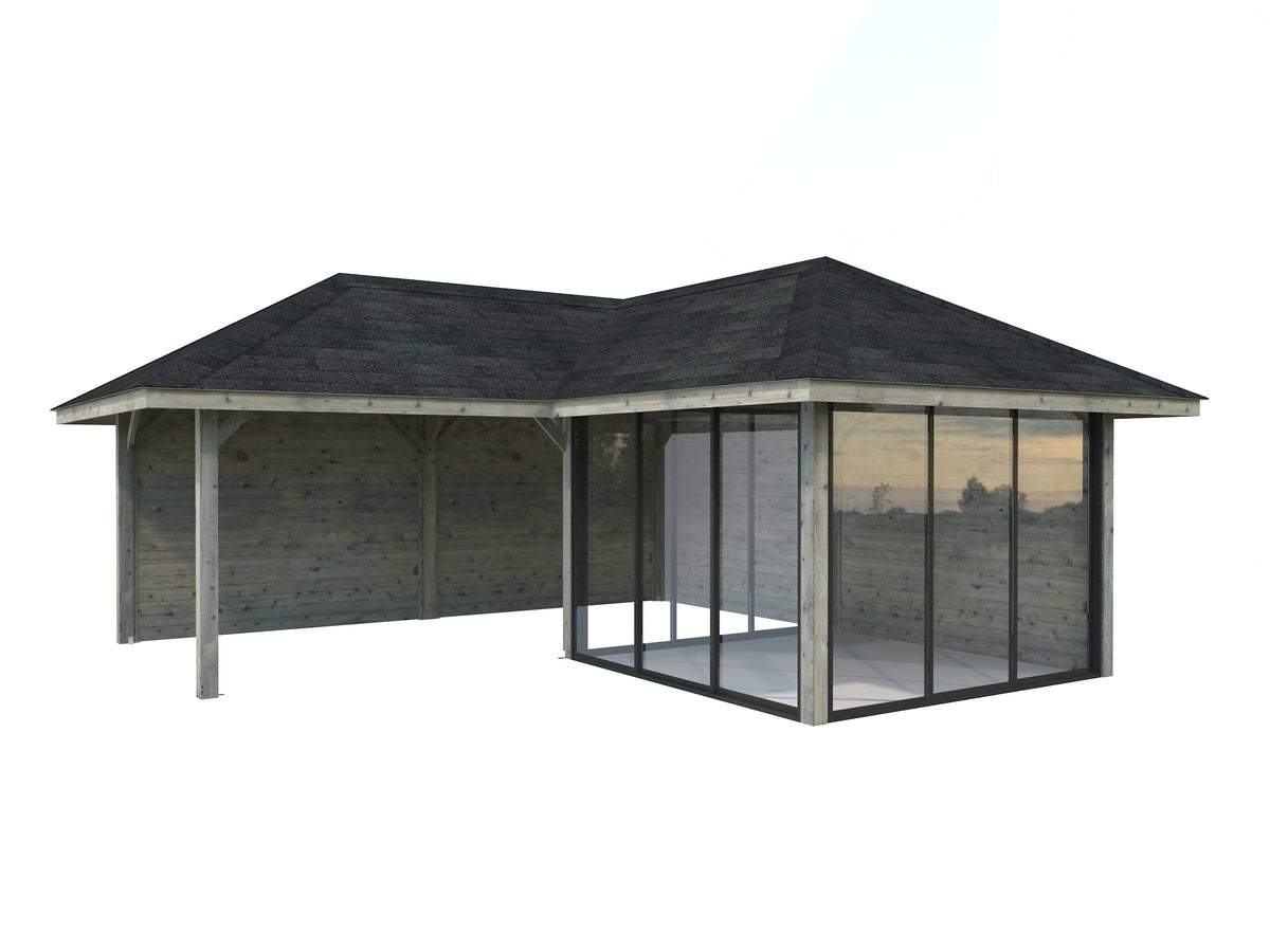 Glass Garden Room Bianca 24.9 m² Set 212 Slide