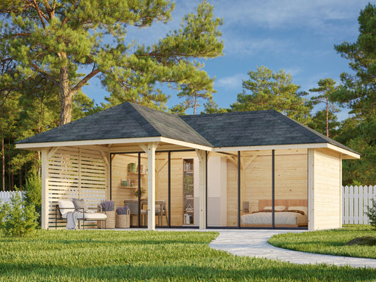 Glass Garden Room Bianca 24.9 m² Set 213 Slide