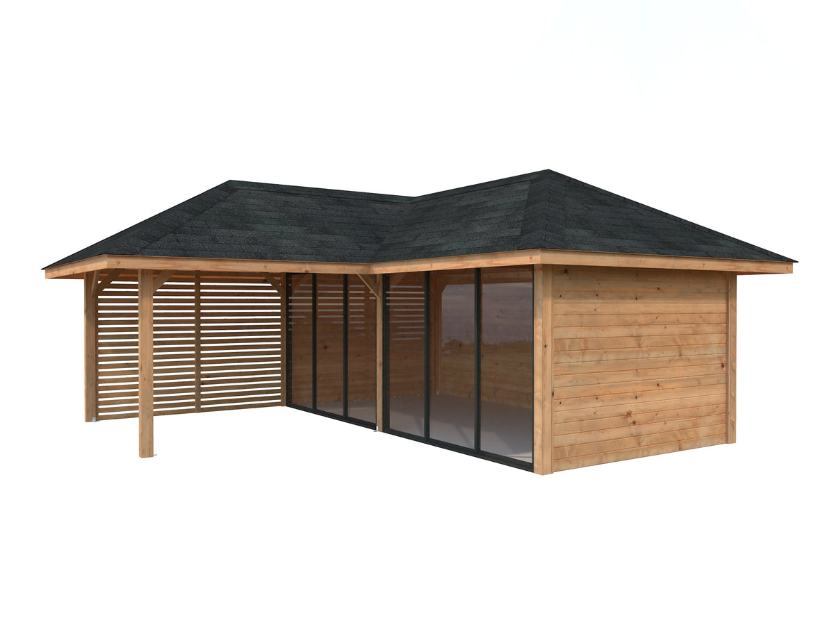 Glass Garden Room Bianca 24.9 m² Set 213 Slide