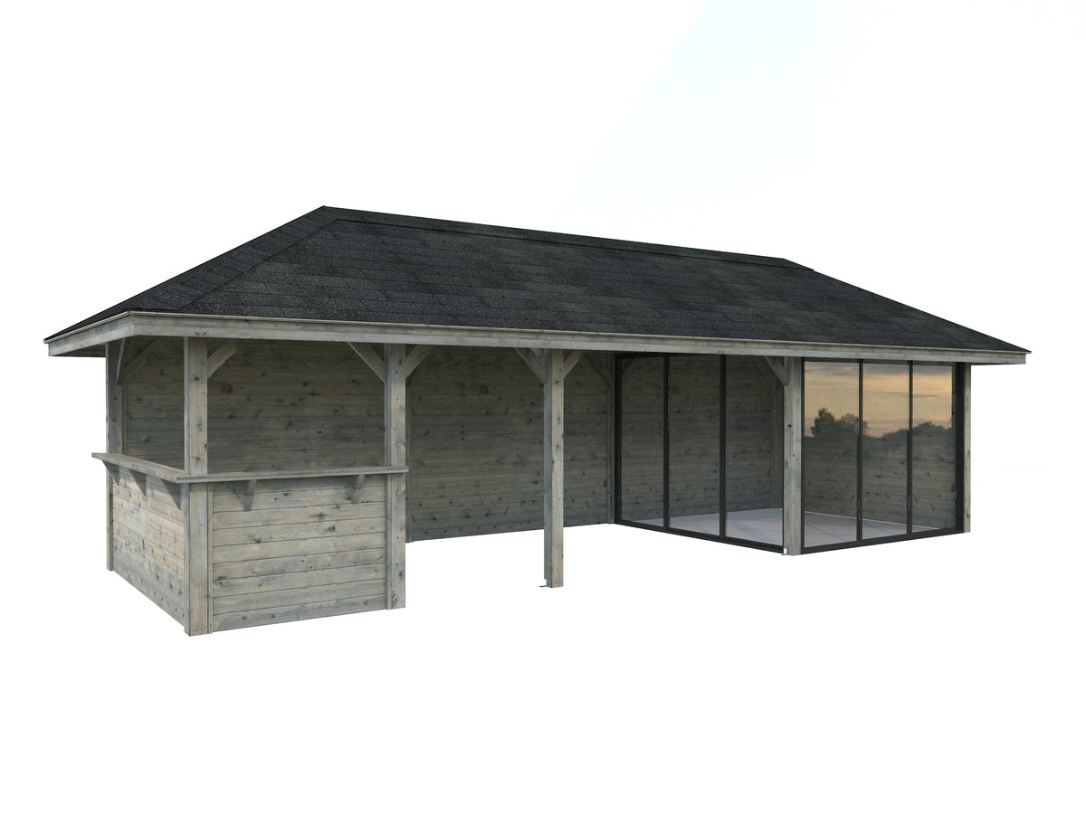 Glass Garden Room Bianca 24.9 m² Set 215 Slide