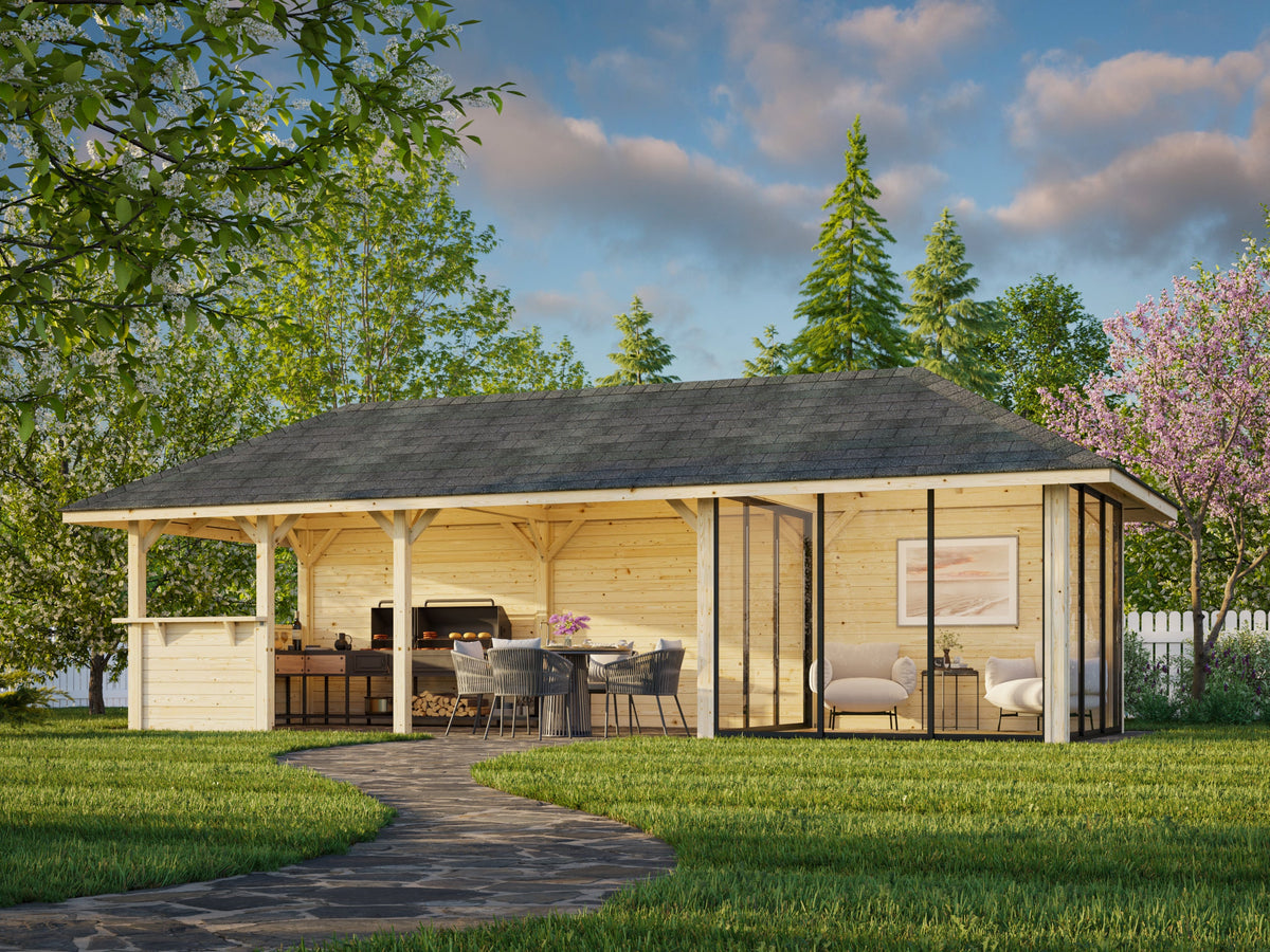 Glass Garden Room Bianca 24.9 m² Set 216 Slide