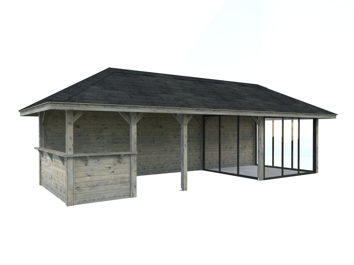 Glass Garden Room Bianca 24.9 m² Set 216 Slide