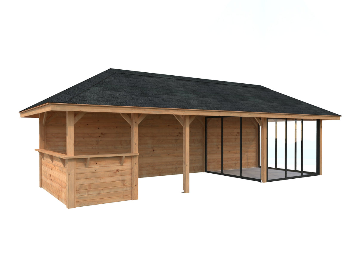 Glass Garden Room Bianca 24.9 m² Set 216 Slide