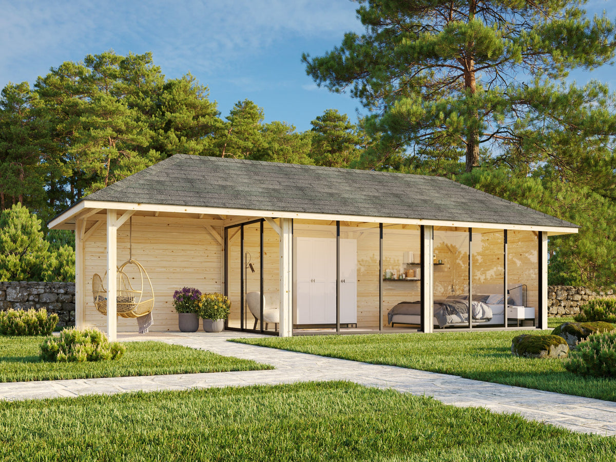 Glass Garden Room Bianca 24.9 m² Set 217 Slide
