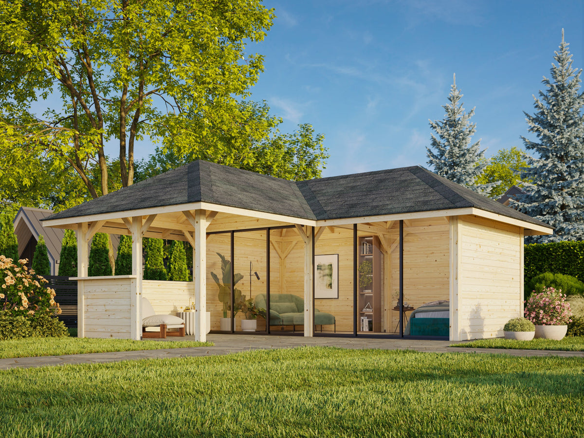 Glass Garden Room Bianca 24.9 m² Set 222 Slide