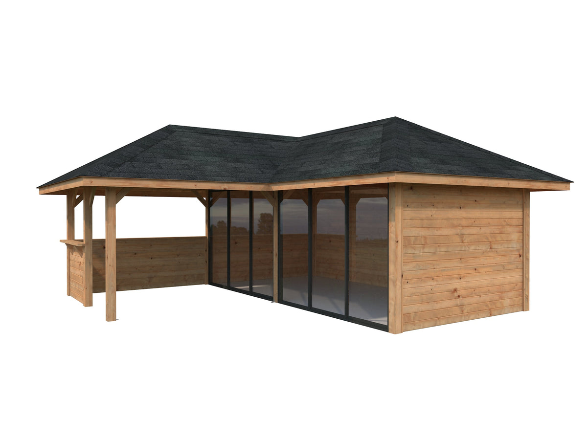 Glass Garden Room Bianca 24.9 m² Set 222 Slide