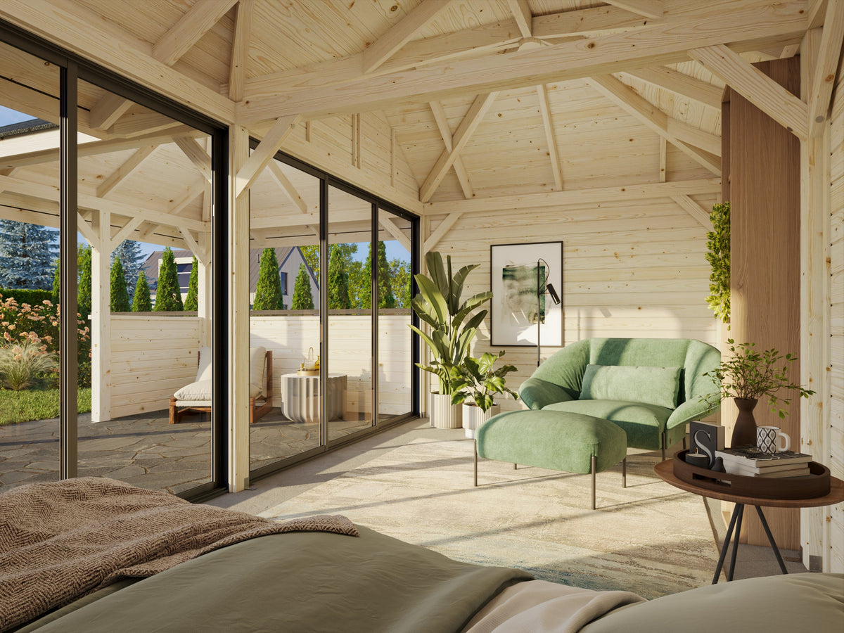 Glass Garden Room Bianca 24.9 m² Set 222 Slide