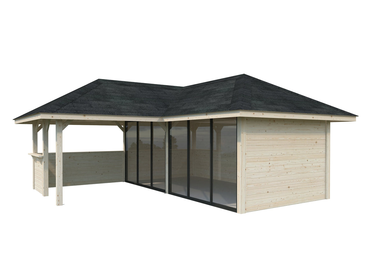 Glass Garden Room Bianca 24.9 m² Set 222 Slide
