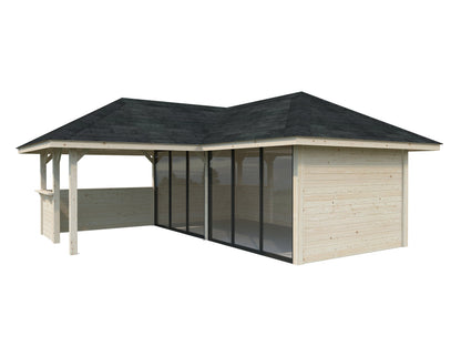 Glass Garden Room Bianca 24.9 m² Set 222 Slide