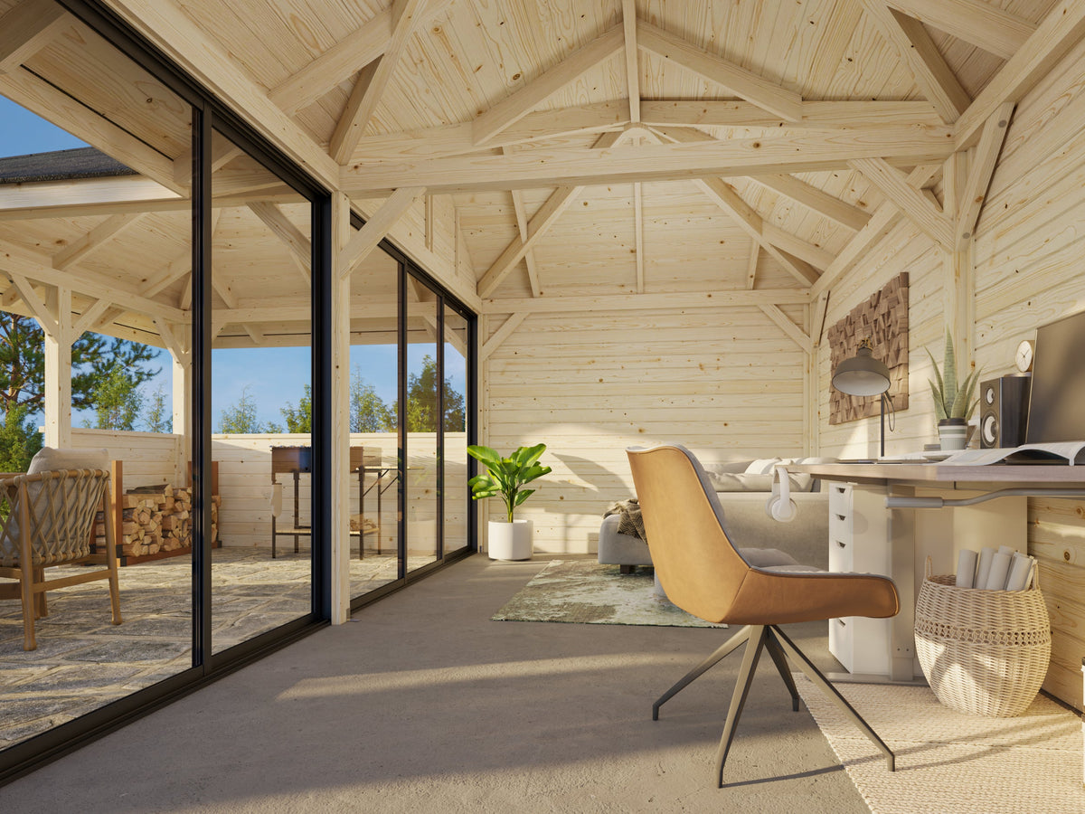 Glass Garden Room Bianca 24.9 m² Set 223 Slide
