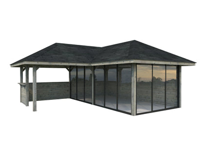 Glass Garden Room Bianca 24.9 m² Set 223 Slide