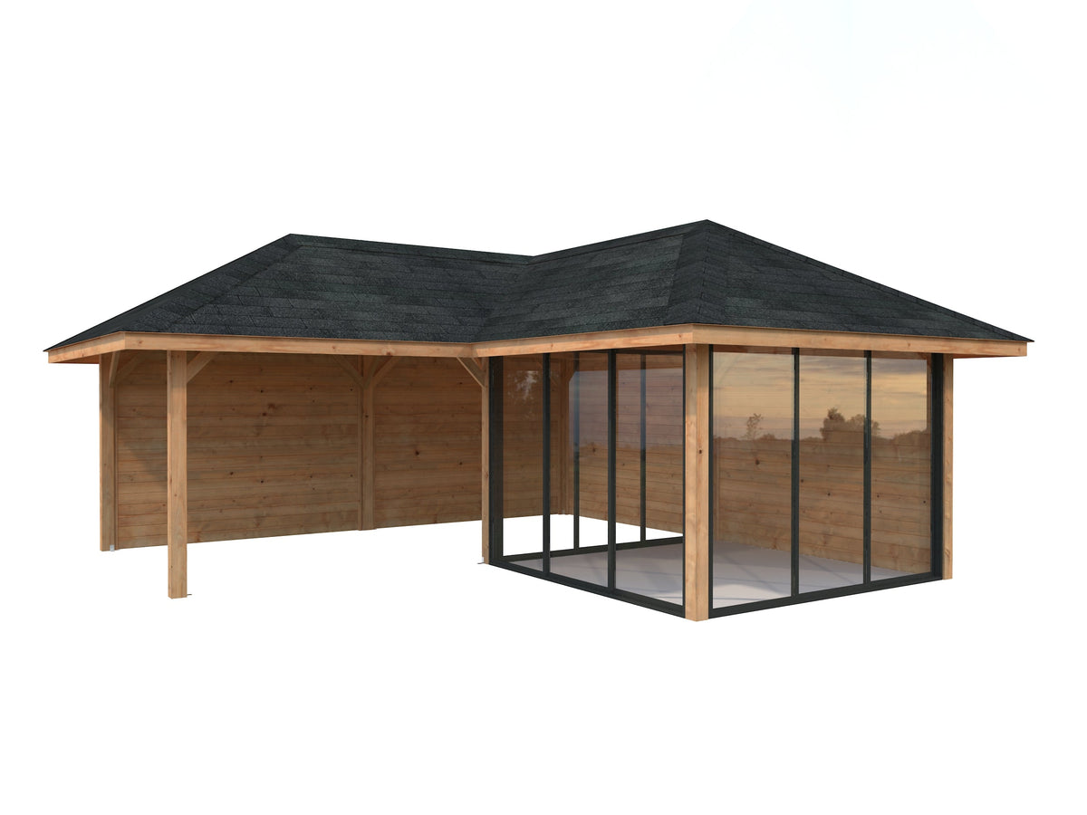 Glass Garden Room Bianca 24.9 m² Set 512 Slide Plus