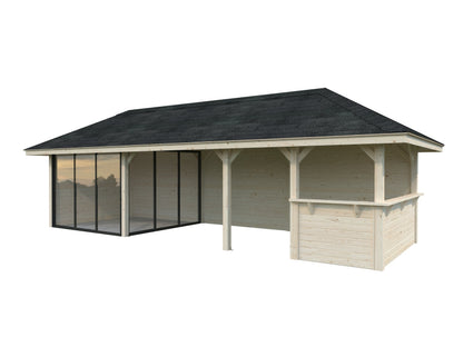 Glass Garden Room Bianca 24.9 m² Set 515 Slide Plus