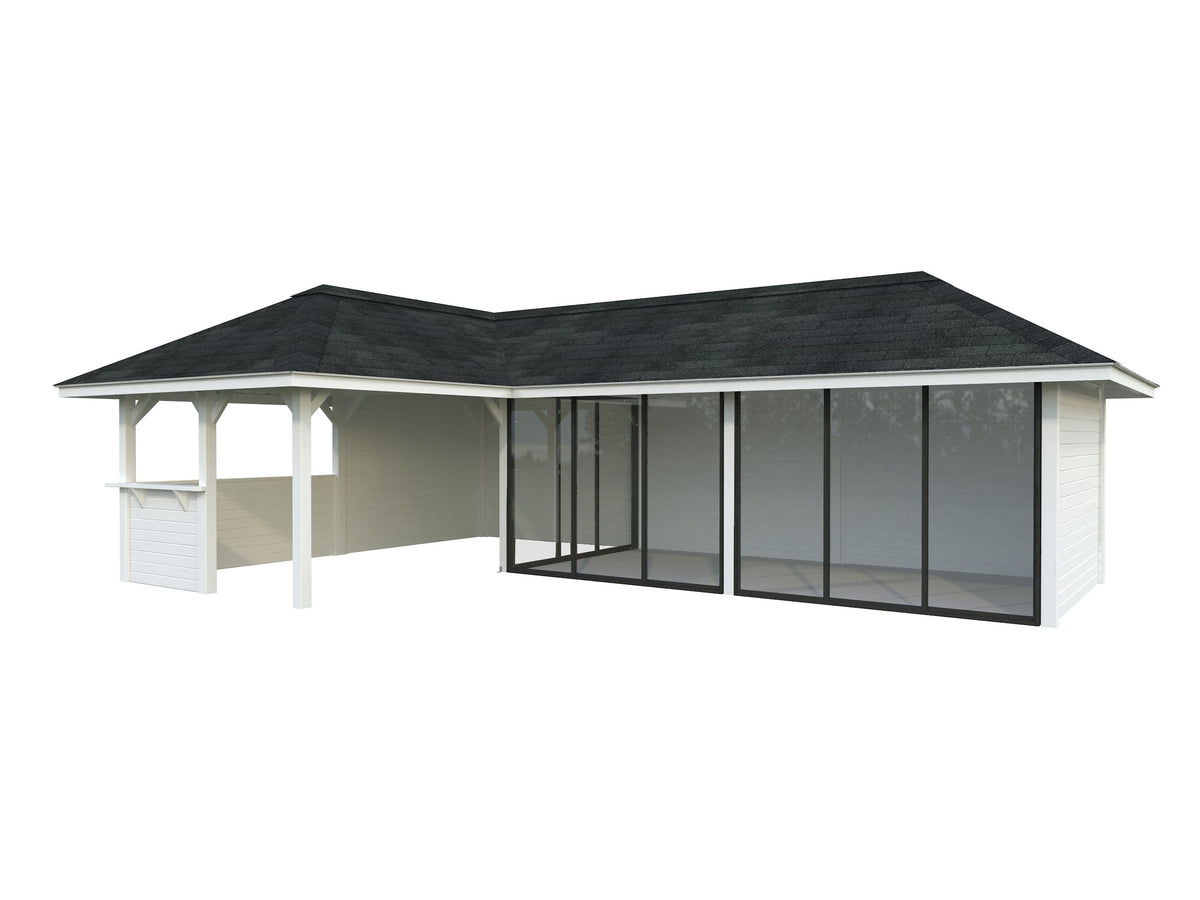 Glass Garden Room Bianca 33.2 m² Set 220 Slide