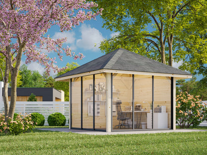 Glass Garden Room Bianca 8.3 m² Set 201 Slide