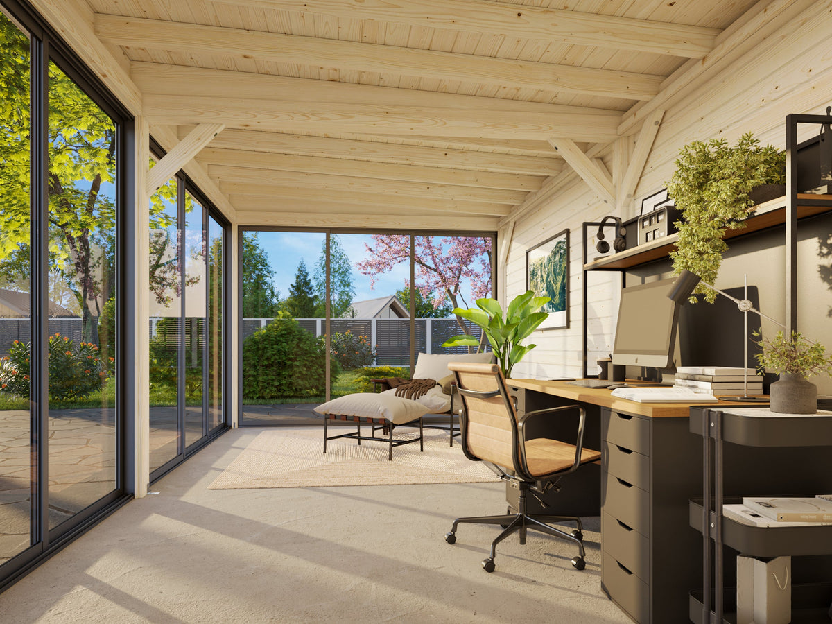 Glass Garden Room Lenna 16.6 m² Set 402 Slide