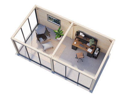 Glass Garden Room Lenna 16.6 m² Set 402 Slide