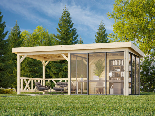 Glass Garden Room Lenna 16.6 m² Set 404 Slide