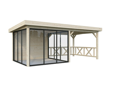 Glass Garden Room Lenna 16.6 m² Set 404 Slide