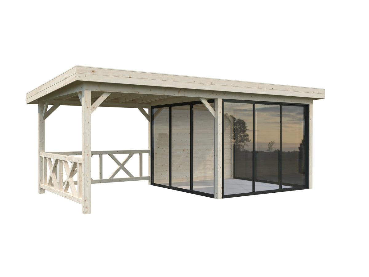 Glass Garden Room Lenna 16.6 m² Set 404 Slide