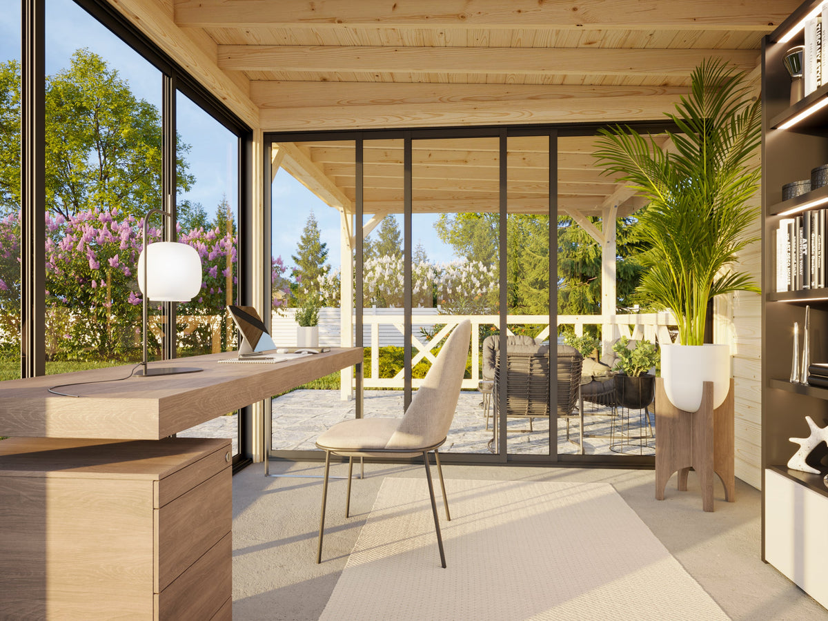 Glass Garden Room Lenna 16.6 m² Set 404 Slide