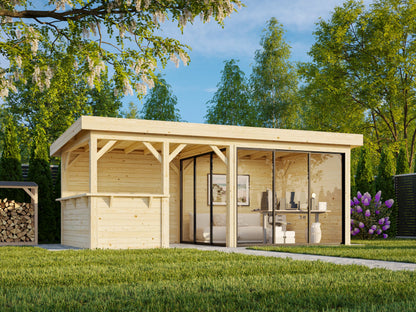 Glass Garden Room Lenna 16.6 m² Set 407 Slide