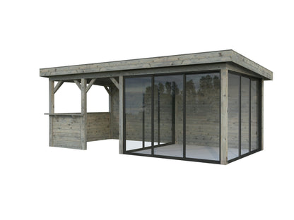 Glass Garden Room Lenna 16.6 m² Set 408 Slide