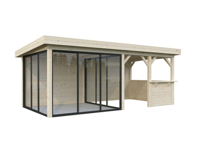 Glass Garden Room Lenna 16.6 m² Set 408 Slide