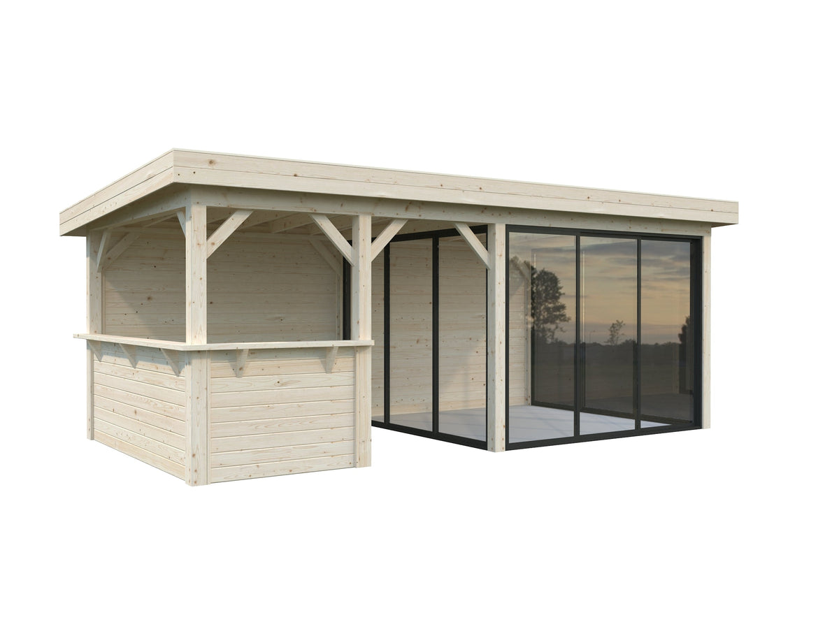 Glass Garden Room Lenna 16.6 m² Set 408 Slide