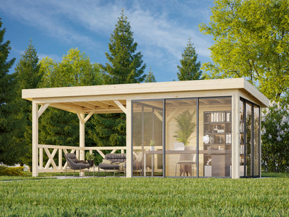 Glass Garden Room Lenna 16.6 m² Set 704 Slide Plus