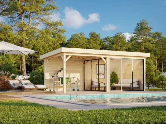 Glass Garden Room Lenna 16.6 m² Set 705 Slide Plus