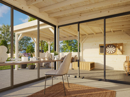 Glass Garden Room Lenna 24.9 m² Set 410 Slide