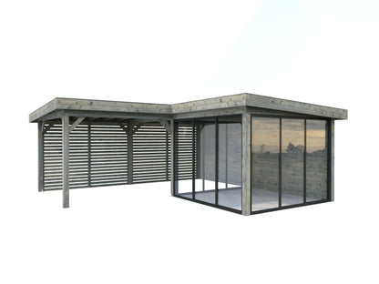 Glass Garden Room Lenna 24.9 m² Set 411 Slide