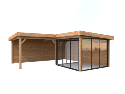 Glass Garden Room Lenna 24.9 m² Set 412 Slide