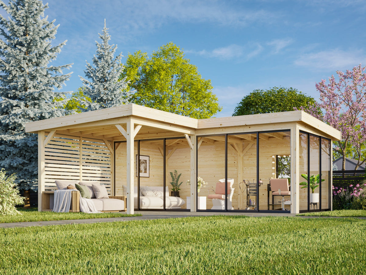 Glass Garden Room Lenna 24.9 m² Set 414 Slide