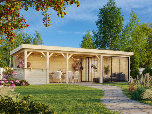 Glass Garden Room Lenna 24.9 m² Set 415 Slide