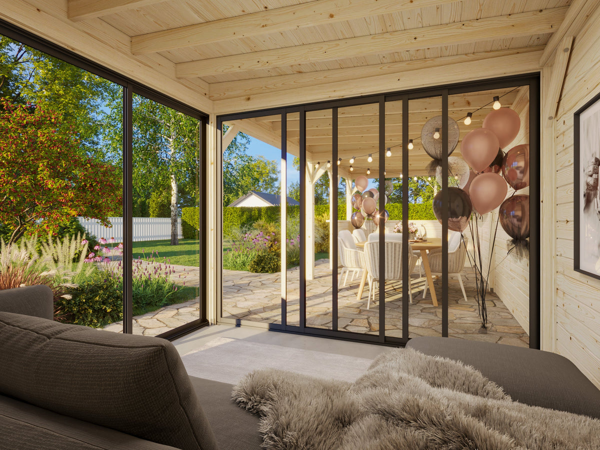 Glass Garden Room Lenna 24.9 m² Set 415 Slide