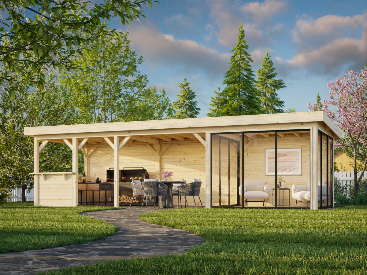 Glass Garden Room Lenna 24.9 m² Set 416 Slide
