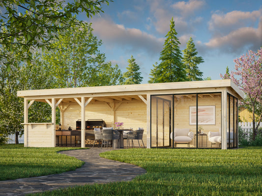 Glass Garden Room Lenna 24.9 m² Set 416 Slide