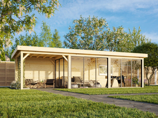 Glass Garden Room Lenna 24.9 m² Set 418 Slide