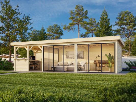 Glass Garden Room Lenna 24.9 m² Set 419 Slide