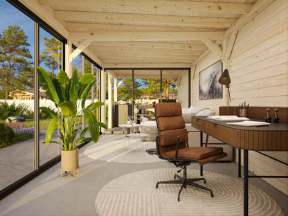 Glass Garden Room Lenna 24.9 m² Set 419 Slide