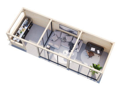 Glass Garden Room Lenna 24.9 m² Set 419 Slide