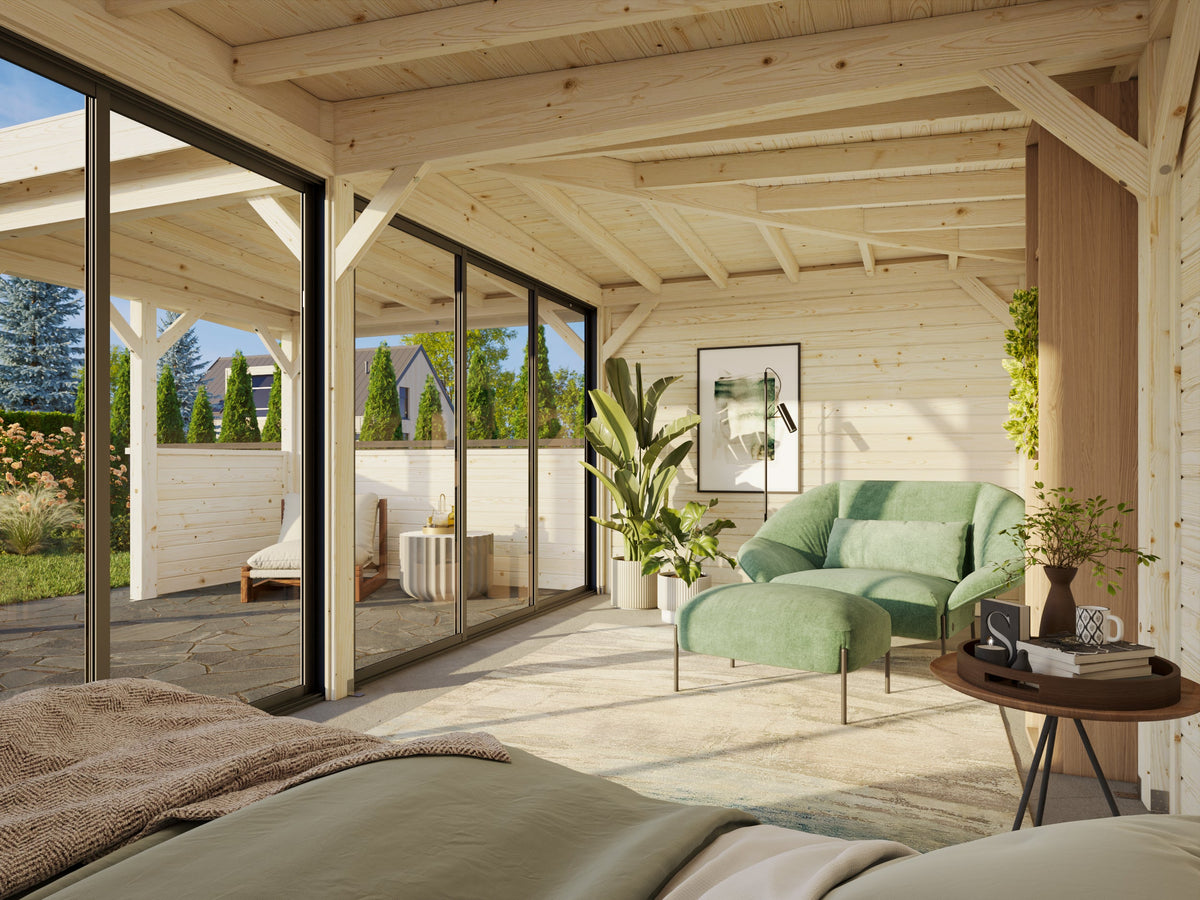 Glass Garden Room Lenna 24.9 m² Set 422 Slide