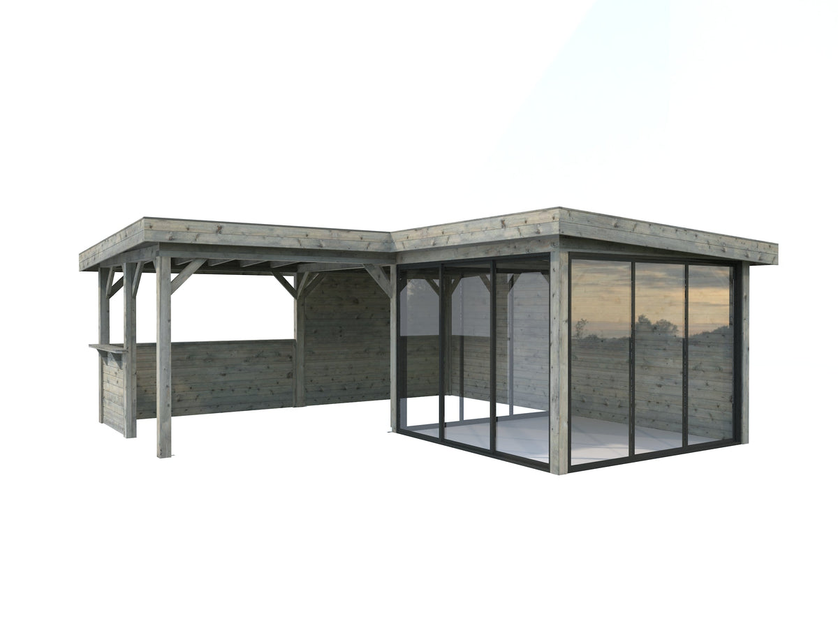 Glass Garden Room Lenna 24.9 m² Set 710 Slide Plus