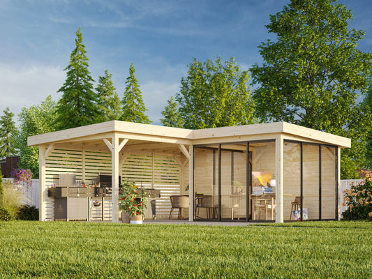 Glass Garden Room Lenna 24.9 m² Set 711 Slide Plus